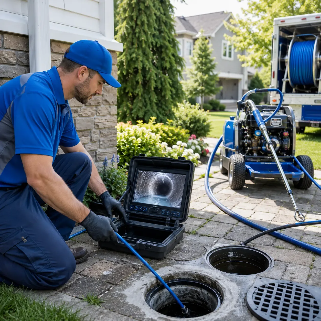 Outdoor drain cleaning professionals serving Bergheim, TX